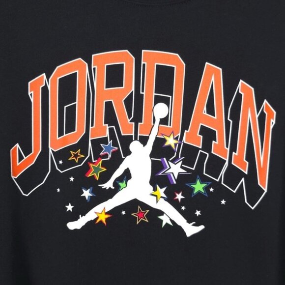 NWT Jordan Women's Short Sleeve Graphic T-Shirt MEDIUM Oversized Fit FQ1325-010 - Picture 10 of 12